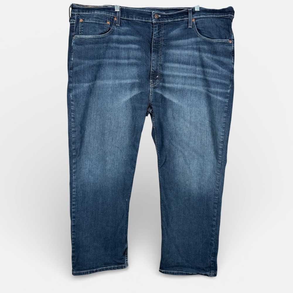 Levi's 559 Jeans Mens 46x29 Blue Relaxed Straight Fit Stretch Medium Wash Denim